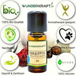 Lade das Bild in den Galerie-Viewer, Entdecken Sie die natürliche Kraft des ätherischen Eukalyptusöls! 100% naturrein und laborgeprüft für Aromatherapie, Hautpflege und Entspannung. Vielseitige Anwendungen für Mensch und Tier. Überzeugen Sie sich selbst von der Wirkung! Jetzt bestellen und die Natur in Ihr Zuhause holen.
