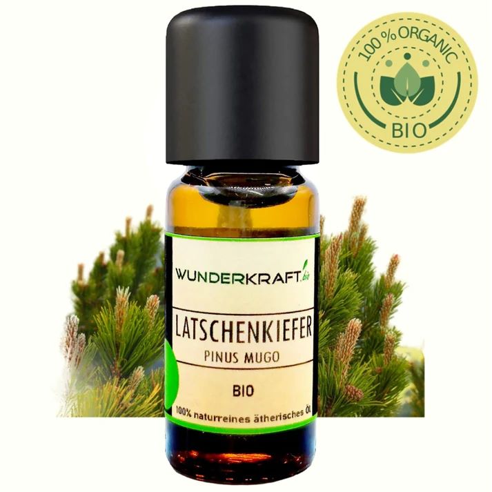 Entdecken Sie die natürliche Kraft des ätherischen Latschenkieferöls! 100% naturrein und laborgeprüft für Aromatherapie, Hautpflege und Entspannung. Vielseitige Anwendungen für Mensch und Tier. Überzeugen Sie sich selbst von der Wirkung des BIO Latschenkieferöl ätherisches Aromaöl! Jetzt bestellen und die Natur in Ihr Zuhause holen.