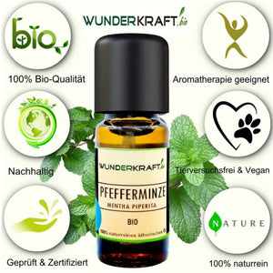 Entdecken Sie die natürliche Kraft des ätherischen Pfefferminzöls! 100% naturrein und laborgeprüft für Aromatherapie, Hautpflege und Entspannung. Vielseitige Anwendungen für Mensch und Tier. Überzeugen Sie sich selbst von der Wirkung! Jetzt bestellen und die Natur in Ihr Zuhause holen.